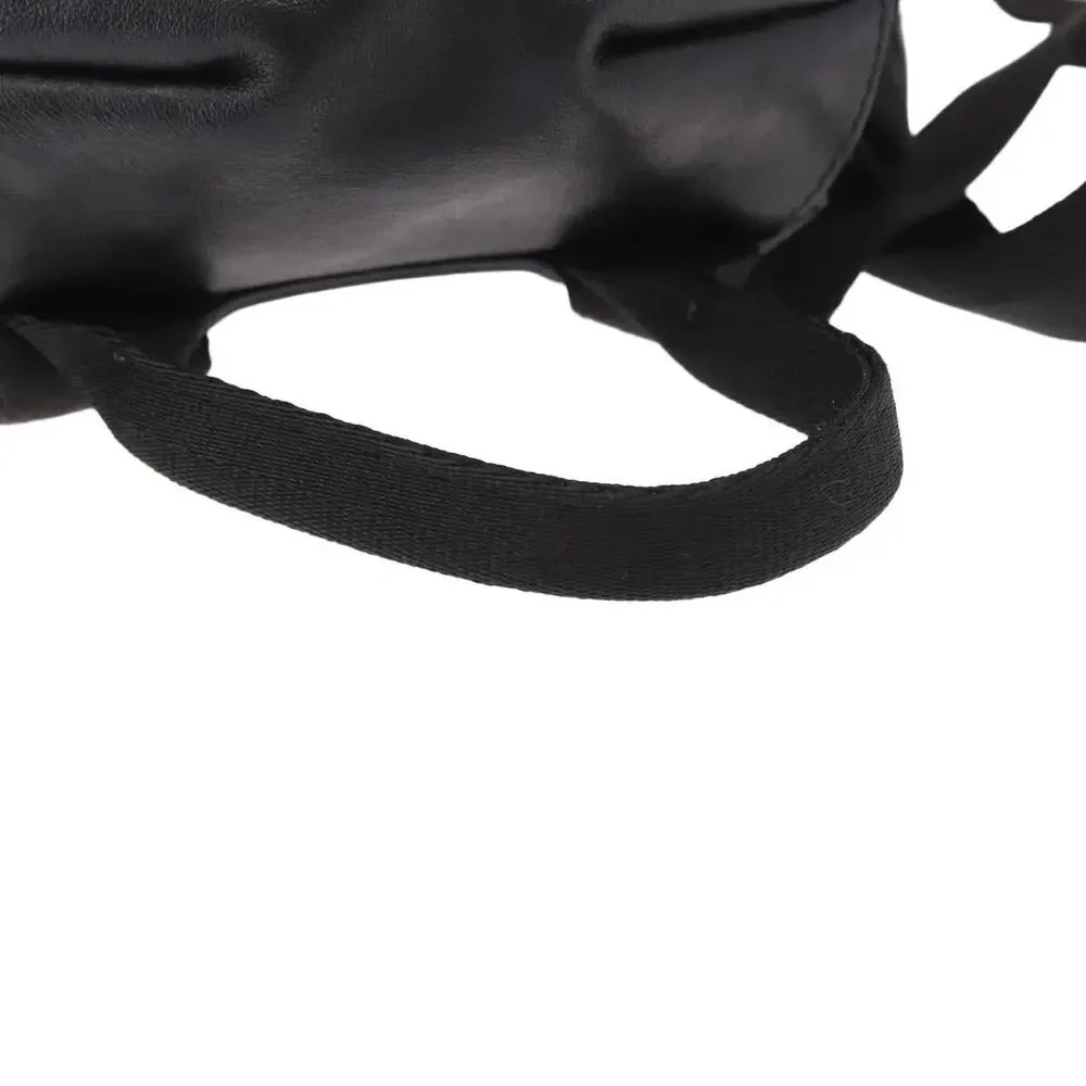 Salvatore Ferragamo Nylon Gancini Backpack Black